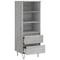 Credenza-Buffet-Armadio da cucina Grigio Sonoma 40x36x110 cm in Legno Multistrato 756873
