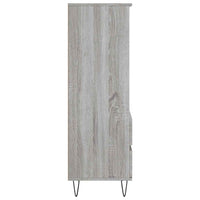 Credenza-Buffet-Armadio da cucina Grigio Sonoma 40x36x110 cm in Legno Multistrato 756873