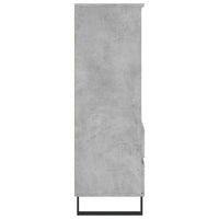 Credenza Grigio Cemento 40x36x110 cm in Legno Multistrato 831520
