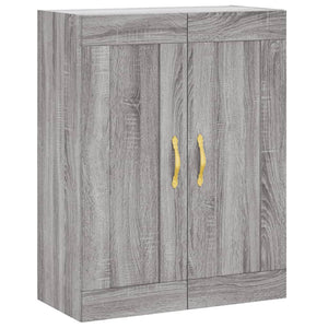 Mobile a Parete Grigio Sonoma 69,5x34x90 cm Legno Multistrato 835016