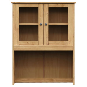 Credenza VIGO 80x40x176 cm in Legno Massello di Pino