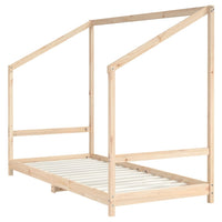 Giroletto per Bambini-Struttura Letto Bambini 90x200 cm in Legno Massello di Pino 804750