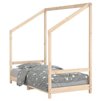 Giroletto per Bambini-Struttura Letto Bambini 80x160 cm in Legno Massello di Pino 846157