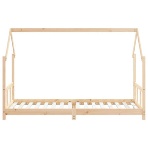 Giroletto per Bambini 90x200 cm in Legno Massello di Pino 835718