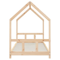 Giroletto per Bambini-Struttura Letto Bambini 90x200 cm in Legno Massello di Pino 410515