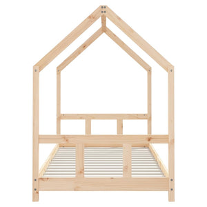 Giroletto per Bambini-Struttura Letto Bambini 90x200 cm in Legno Massello di Pino 410515