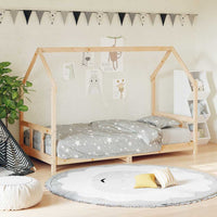 Giroletto per Bambini-Struttura Letto Bambini 90x200 cm in Legno Massello di Pino 410515