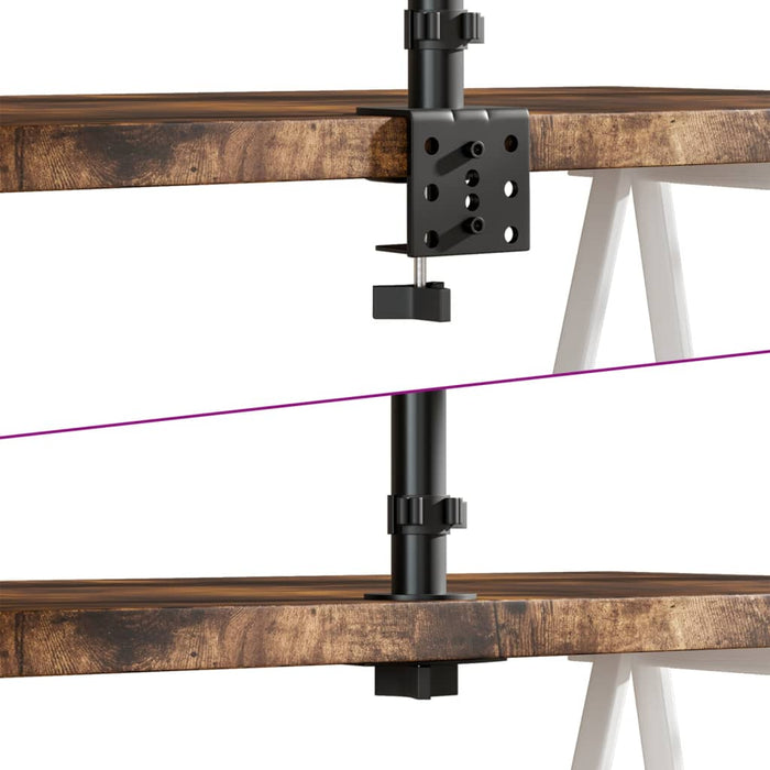 Supporto per Monitor in Acciaio Nero VESA 75/100 mm 357999