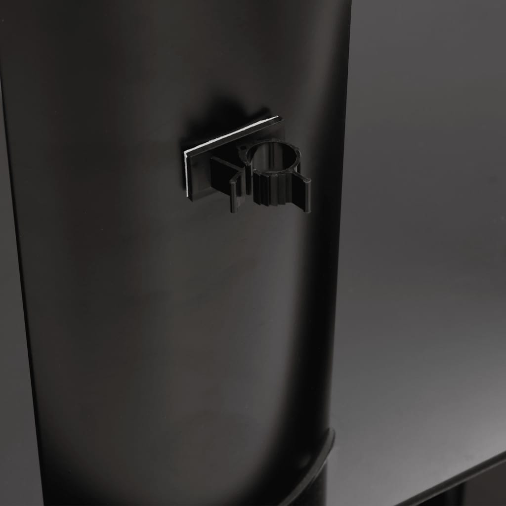 Supporto TV Angolare 3 Livelli per 32-70 Pollici Nero e Argento 358173