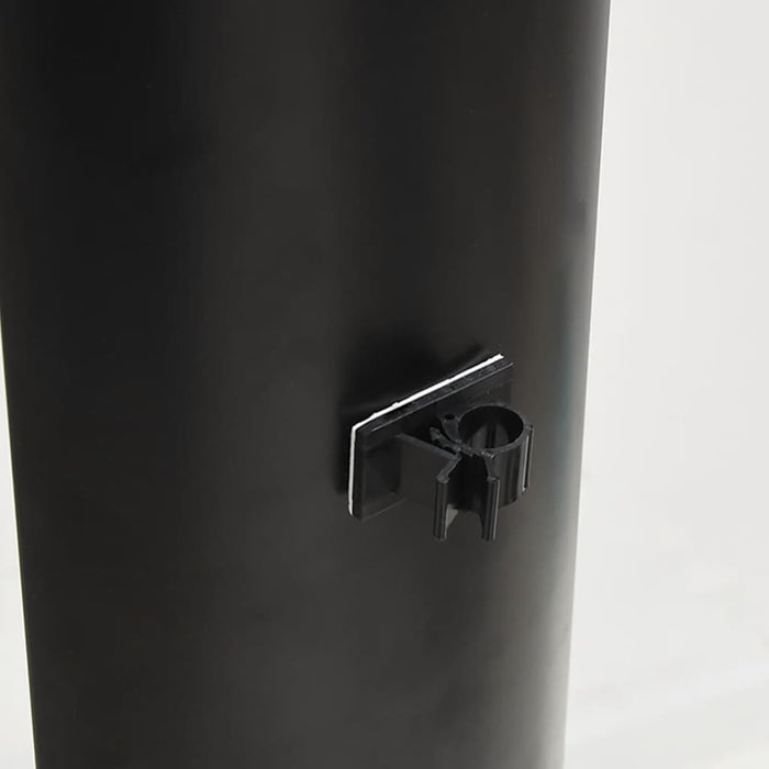 Supporto TV Angolare 3 Livelli per 32-70 Pollici Nero e Argento 358174