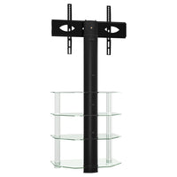 Supporto TV Angolare 4 Livelli per 32-70 Pollici Nero e Argentocod mxl 109340