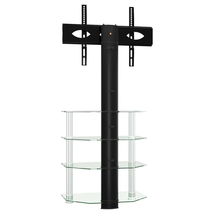 Supporto TV Angolare 4 Livelli per 32-70 Pollici Nero e Argentocod mxl 109340
