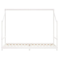 Giroletto per Bambini Bianco 2x(80x200) cm Legno Massello Pino 3200587