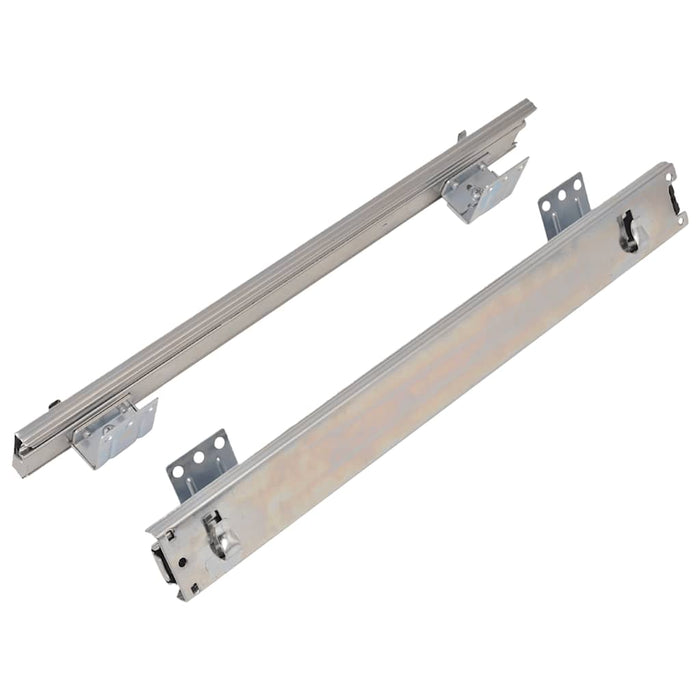 Cestelli in Filo Metallico Estraibili 2 pz Argento 45 cm 358372