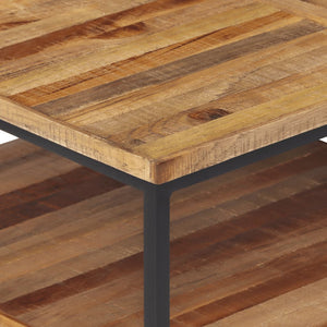 Tavolino da Salotto 90x50x39cm Massello Teak di Recupero 358517