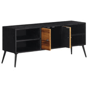 Mobile Porta TV-Mobile per TV-Credenza TV 112x31x45 cm in Teak Massello di Recupero