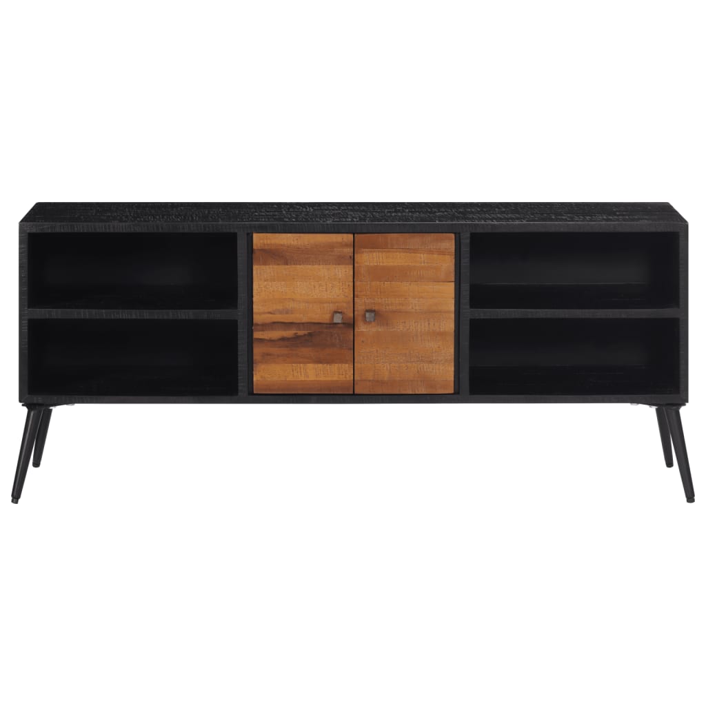Mobile Porta TV-Mobile per TV-Credenza TV 112x31x45 cm in Teak Massello di Recupero