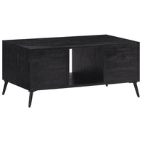 Tavolino da Salotto-Tavolino da soggiorno-Tavolo 90x50x41cm Massello Teak di Recupero