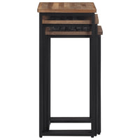 Tavolini a Incastro 3 pz in Legno Massello di Teakcod mxl 110313