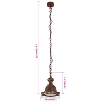 Illuminazione a Sospensione 25x25x134 cm in Alluminio 357846