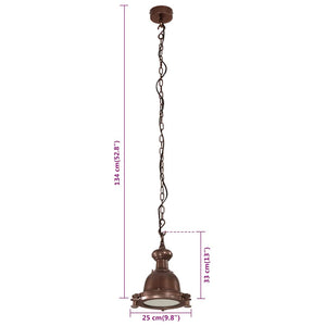 Illuminazione a Sospensione 25x25x134 cm in Alluminio 357846