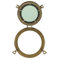 Specchio da Parete Design OblÃ² Ã˜30 cm in Alluminio e Vetro