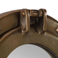 Specchio da Parete-Specchio a Muro-Specchio Decorativo Design Obl¨° ?38 cm in Alluminio e Vetro 684060