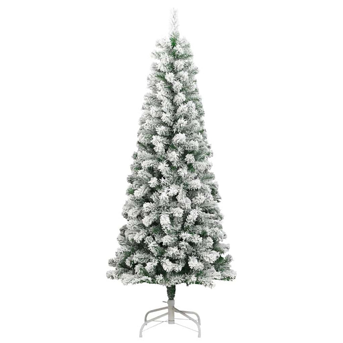 vidaXL Albero Natale Artificiale Incernierato con Neve Fioccata 180 cm