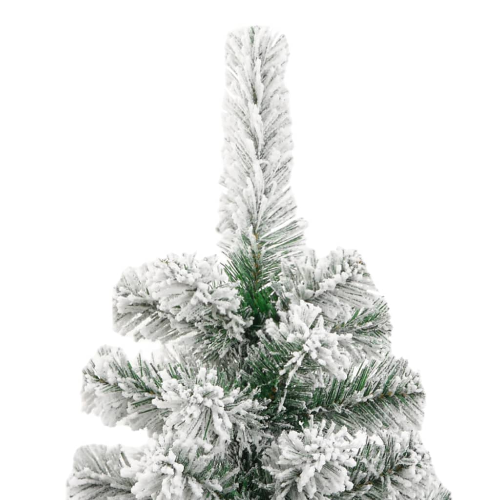 Albero Natale Artificiale Incernierato con Neve Fioccata 210 cm 358382