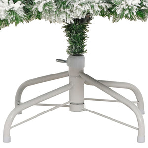 Albero Natale Artificiale Incernierato con Neve Fioccata 210 cm 358382