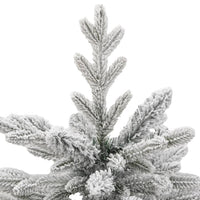 Albero Natale Artificiale Incernierato con Neve Fioccata 120 cm 358384