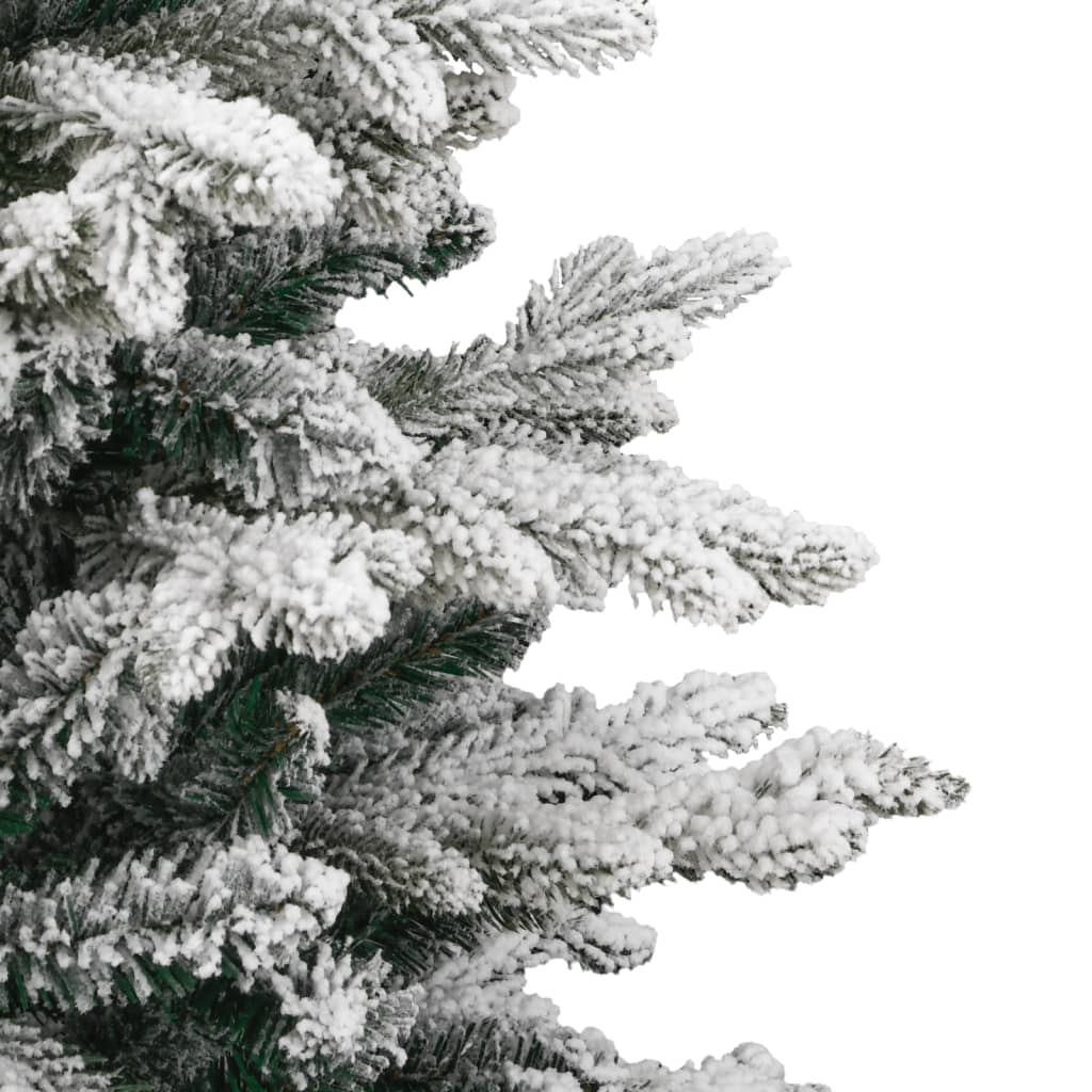 Albero Natale Artificiale Incernierato con Neve Fioccata 120 cm 358384