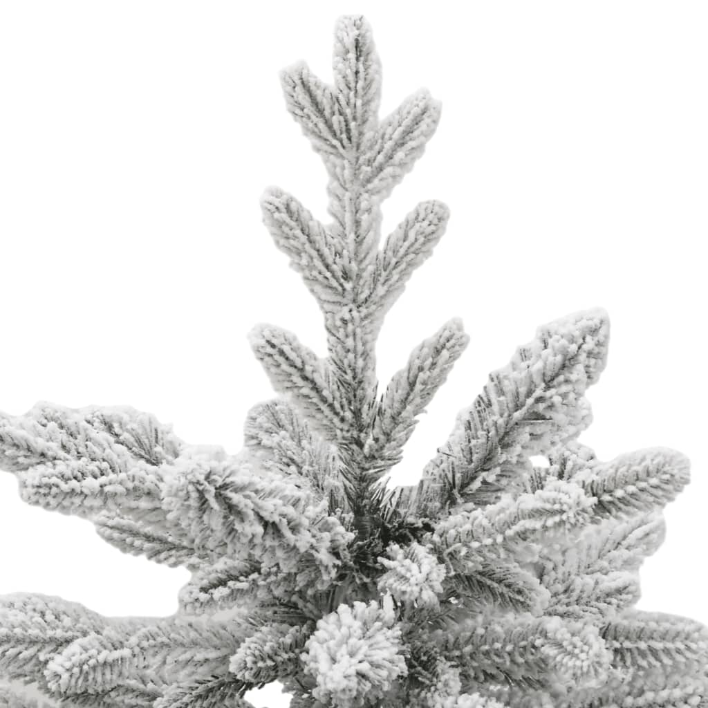 Albero Natale Artificiale Incernierato con Neve Fioccata 150 cm 358385