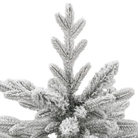 Albero Natale Artificiale Incernierato con Neve Fioccata 150 cm 358385
