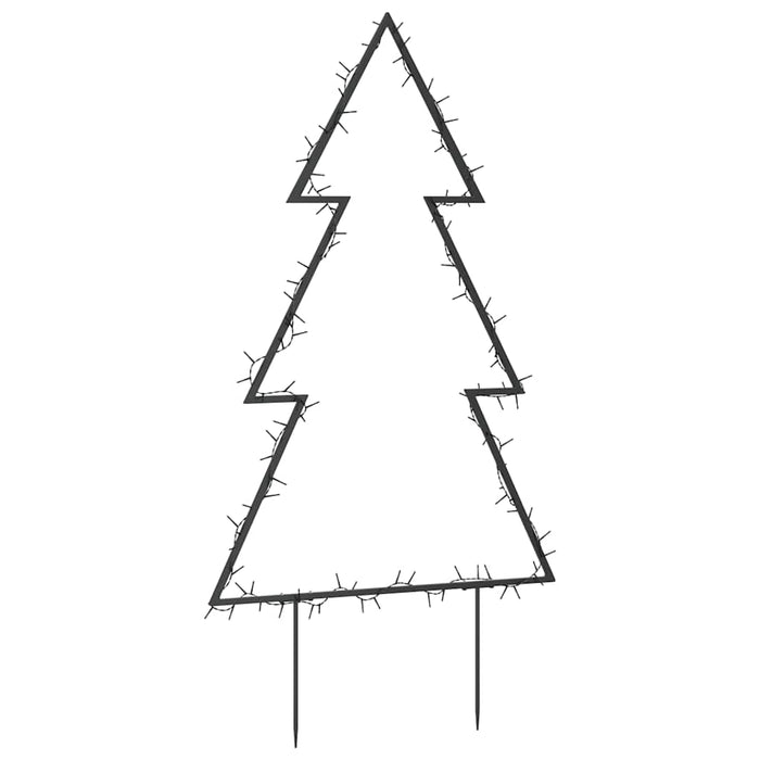 Decorazione Luminosa Natalizia con Picchetti Albero 115LED 90cm