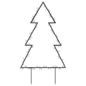 Decorazione Luminosa Natalizia con Picchetti Albero 115LED 90cm 357718