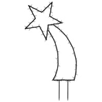 Luce Decorativa Natale con Picchetti Stella Cadente 80LED-Luci decorative natalizie 62cm 418344