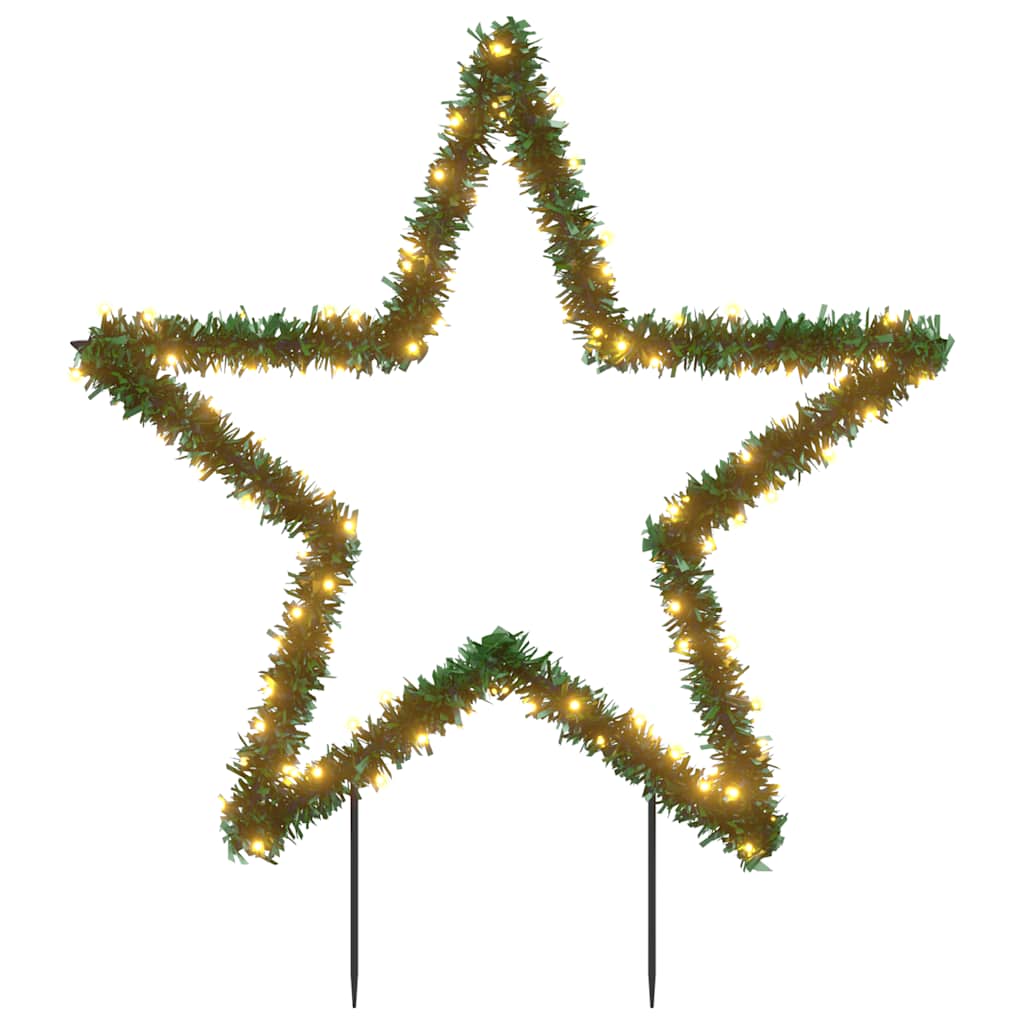 Decorazione Luminosa Natalizia con Picchetti Stella 115LED 85cm