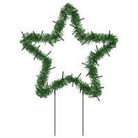 Decorazioni Luminose Natalizie Picchetti 3pz Stella 50LED 29cm