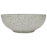 Lavabo da Appoggio-Lavandino-Lavello Grigio Rotondo ¦µ41x14 cm Ceramica 504158