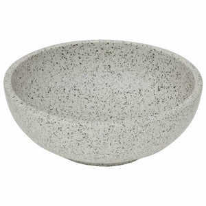 Lavabo da Appoggio Grigio Rotondo Φ41x14 cm Ceramica 155059