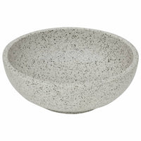 Lavabo da Appoggio-Lavandino-Lavello Grigio Rotondo ¦µ41x14 cm Ceramica 504158