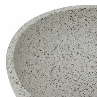 Lavabo da Appoggio-Lavandino-Lavello Grigio Rotondo ¦µ41x14 cm Ceramica 504158