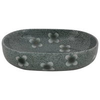 Lavabo da Appoggio Blu Ovale 59x40x14 cm Ceramica 155105