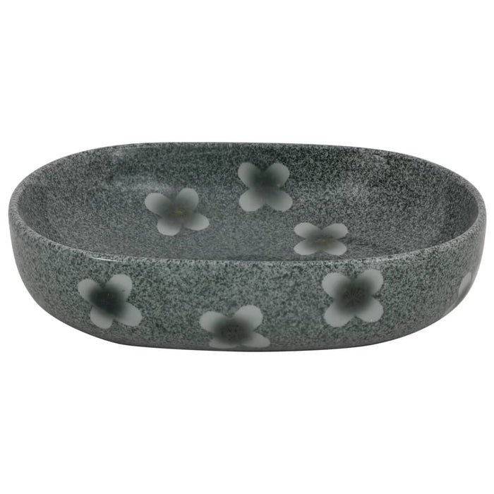 Lavabo da Appoggio Blu Ovale 59x40x14 cm Ceramica 155105