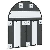 Specchio da Parete-Specchio a muro Nero 60x70 cm Arco in Ferro