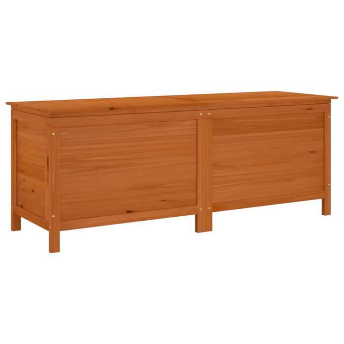 Contenitore Giardino Marrone 150x50x56,5cm Legno Massello Abete