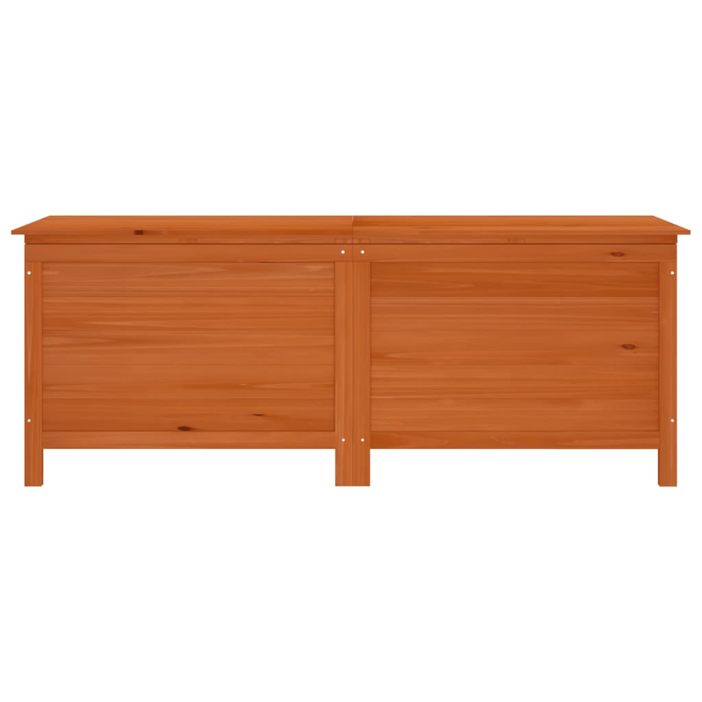 Contenitore Giardino Marrone 150x50x56,5cm Legno Massello Abete