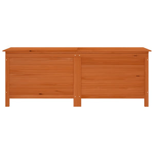 Contenitore Giardino Marrone 150x50x56,5cm Legno Massello Abete