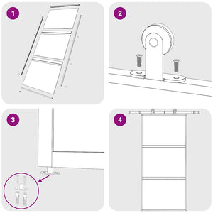 Porta Scorrevole Oro 102,5x205 Vetro Trasparente ESG Alluminio 155150